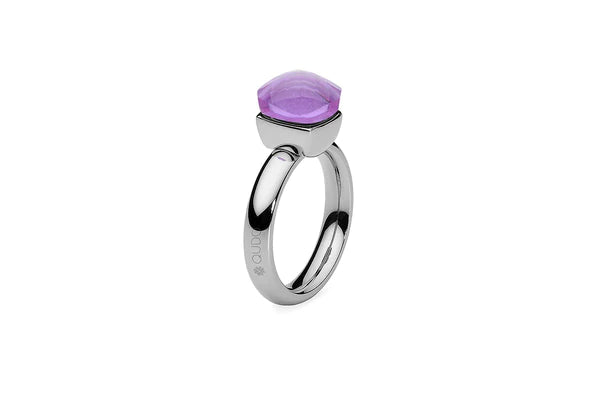 QUDO FIRENZE RING - SILVER - PROVENCE LAVENDER