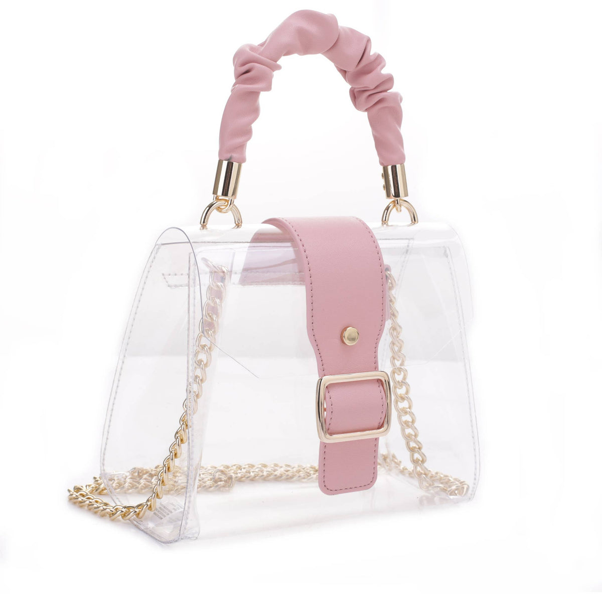 Tanmy Clear Crossbody w/ Chain