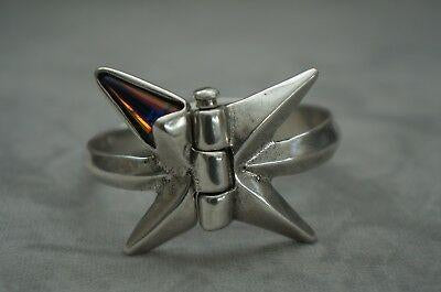 Uno De 50 Crystal Elements Star Butterfly Cuff