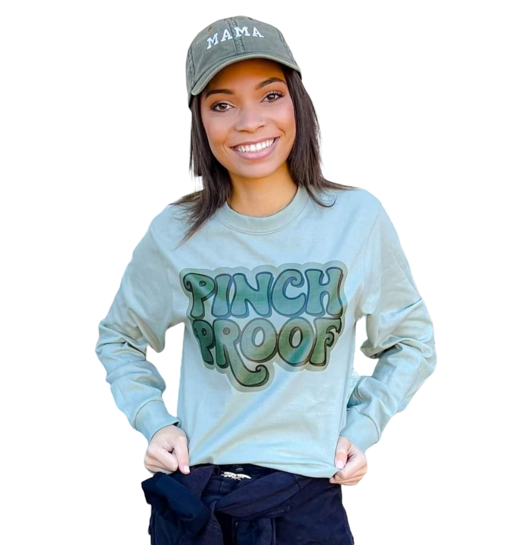 Pinch Proof Green on Green Tee