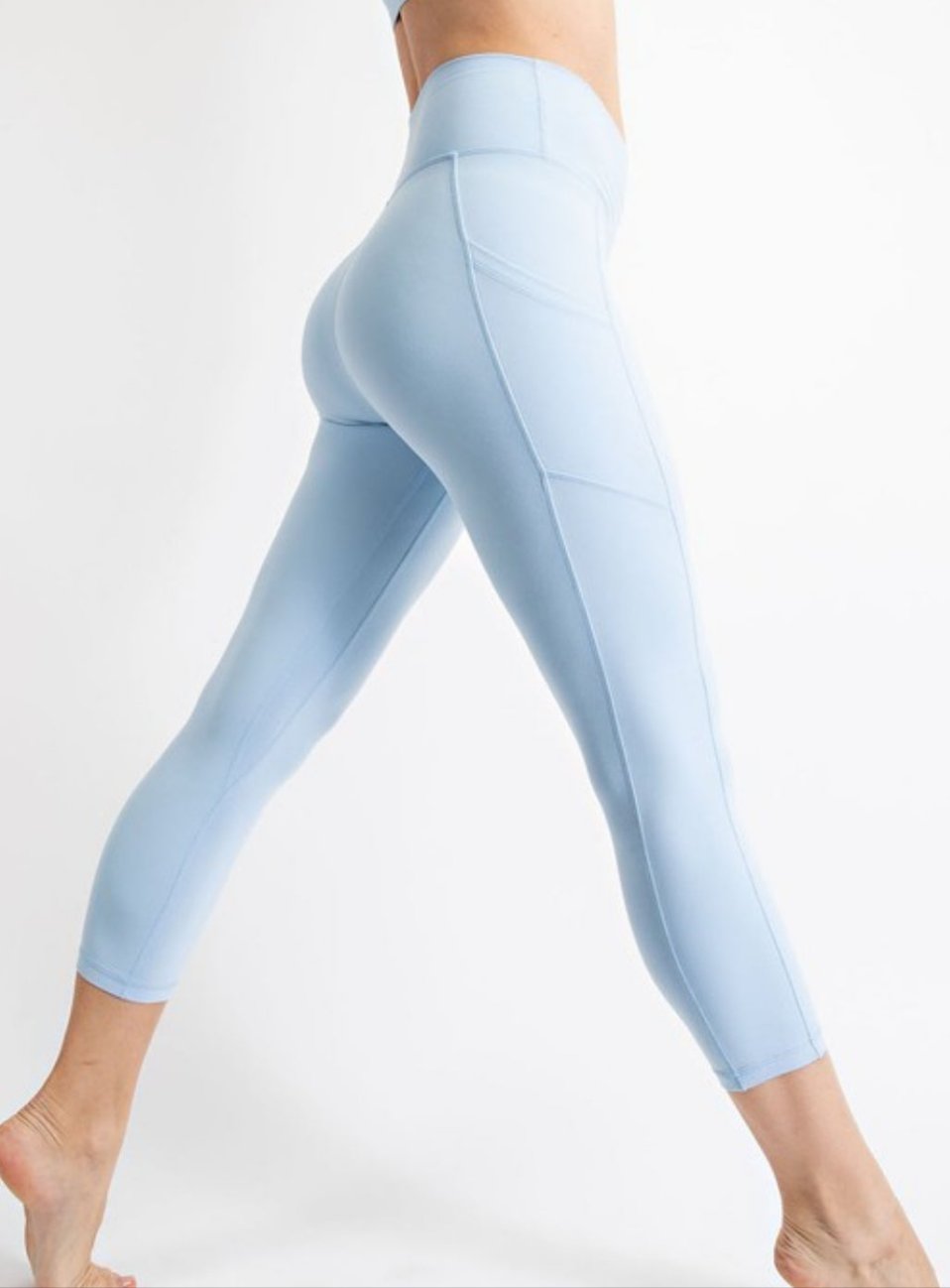 lululemon athletica Blue Capris & Cropped Pants