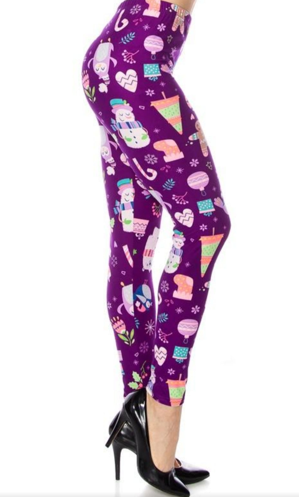 Winter Print Leggings