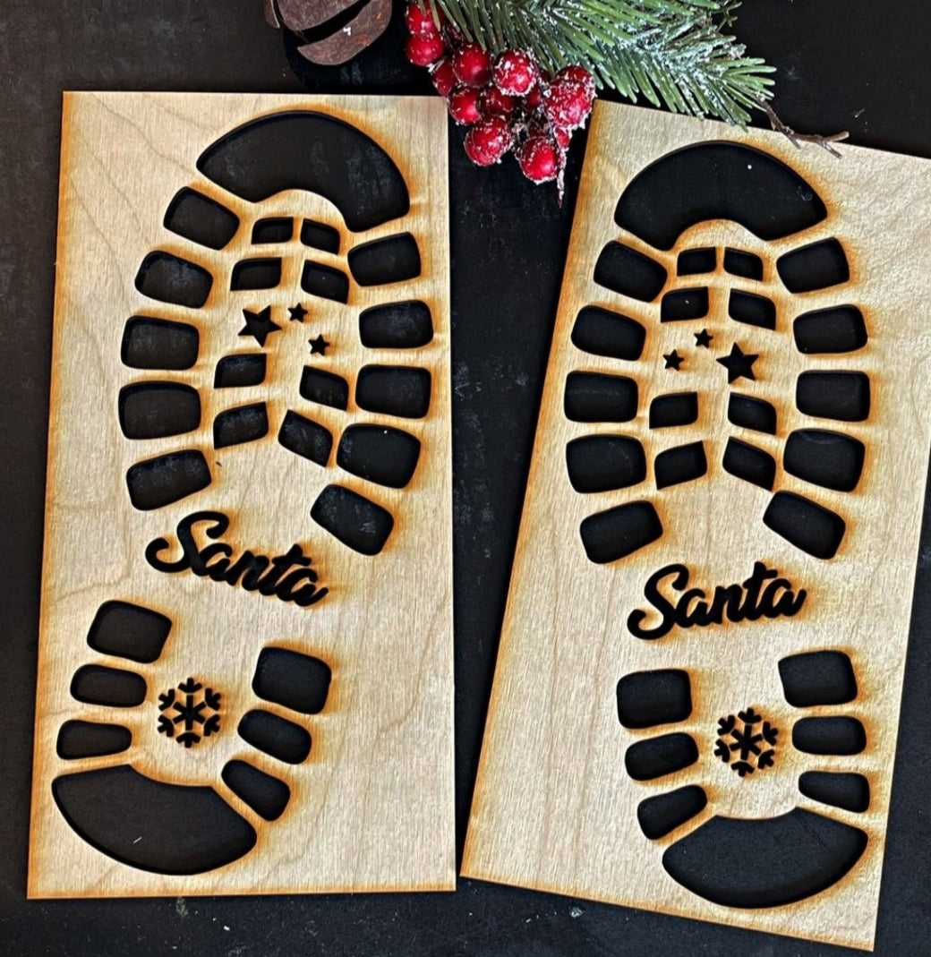 Christmas Santa Feet