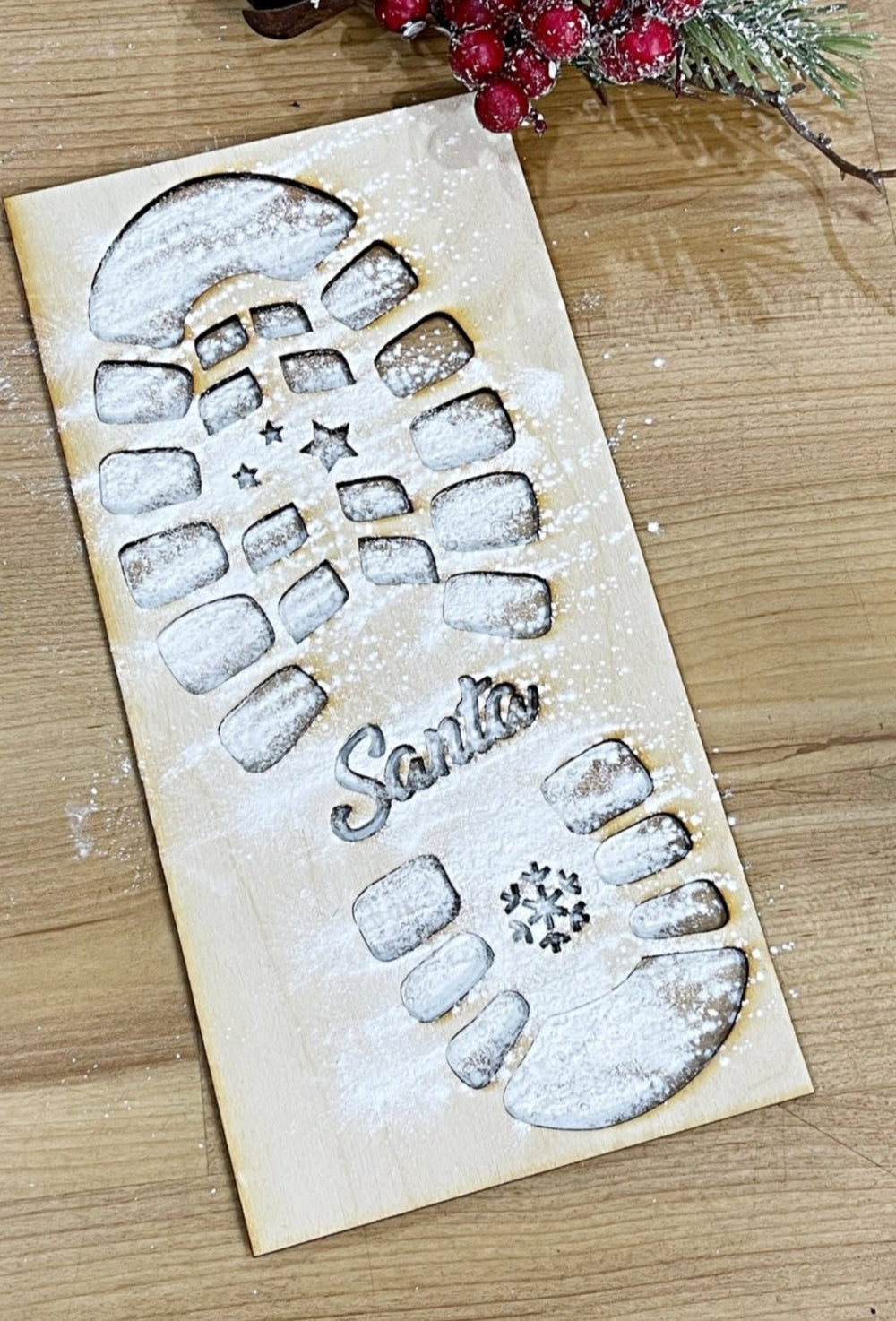 Christmas Santa Feet