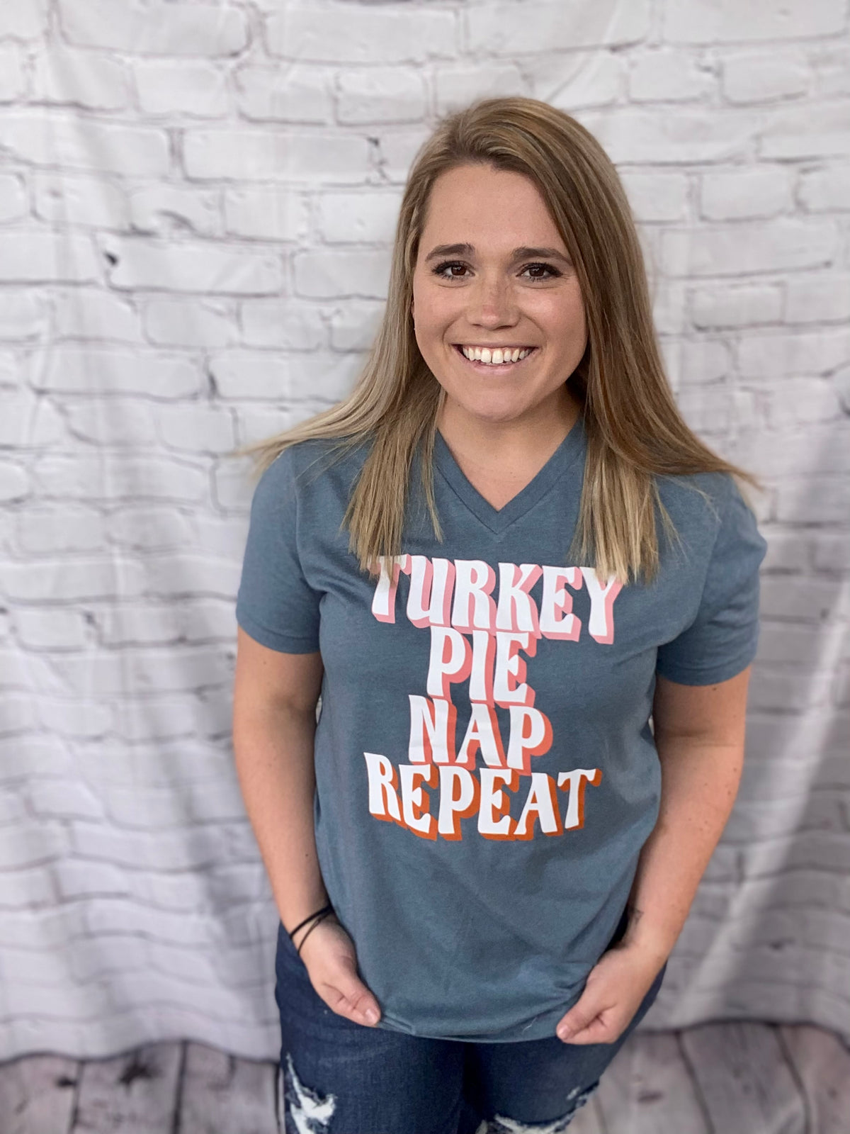 Turkey Pie Nap Repeat Tee