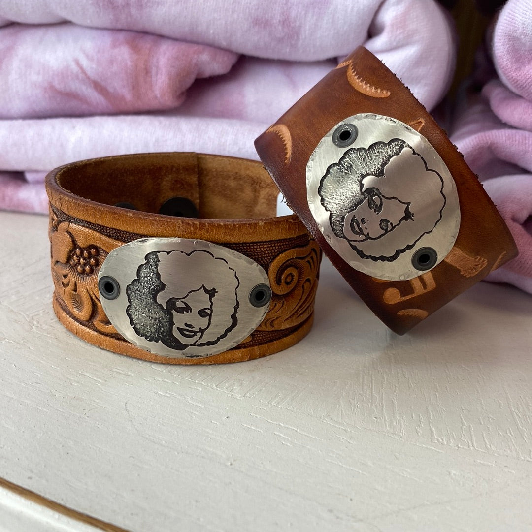 Dolly Handstamped Bracelet
