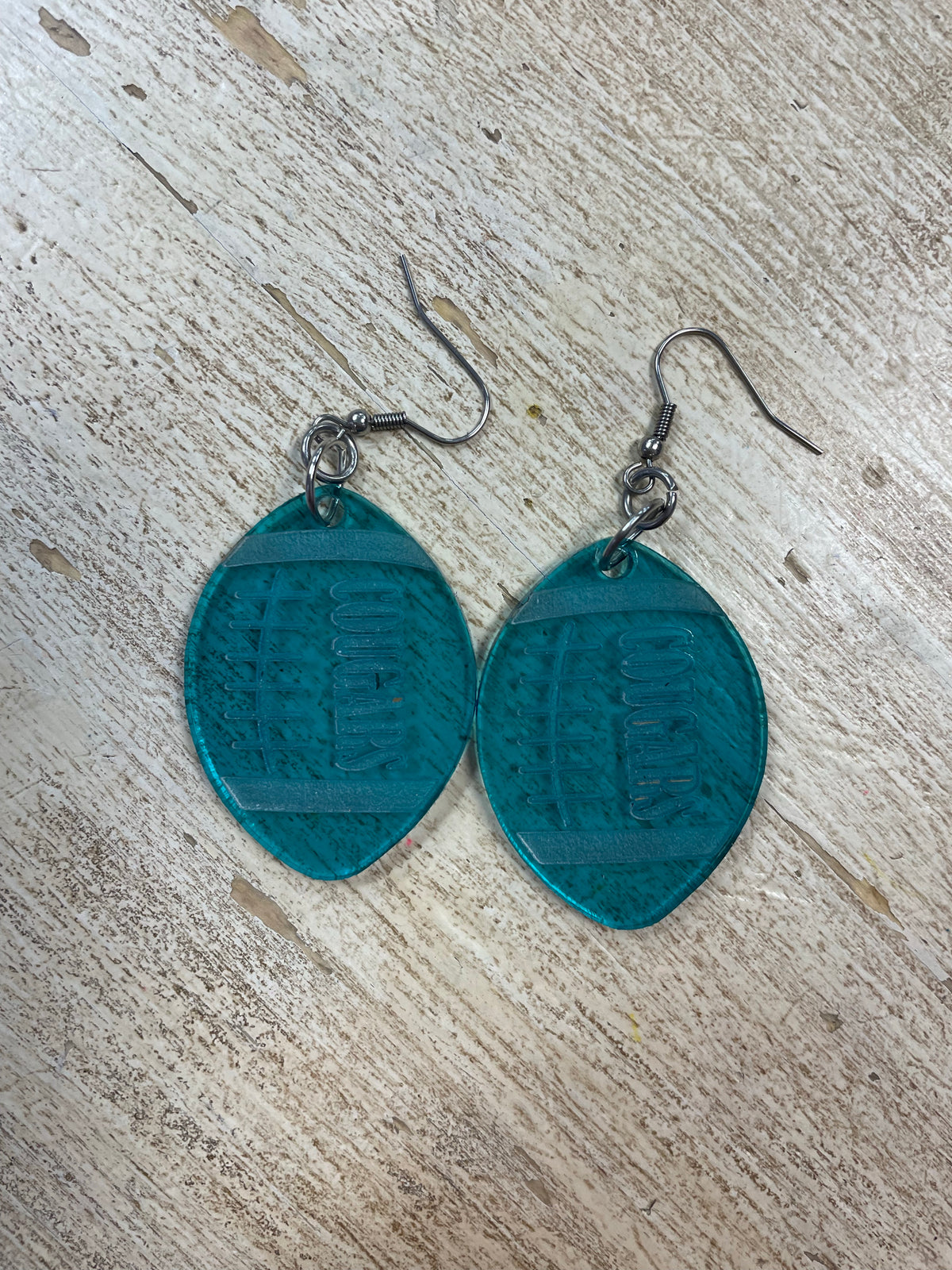 School Football Earrings