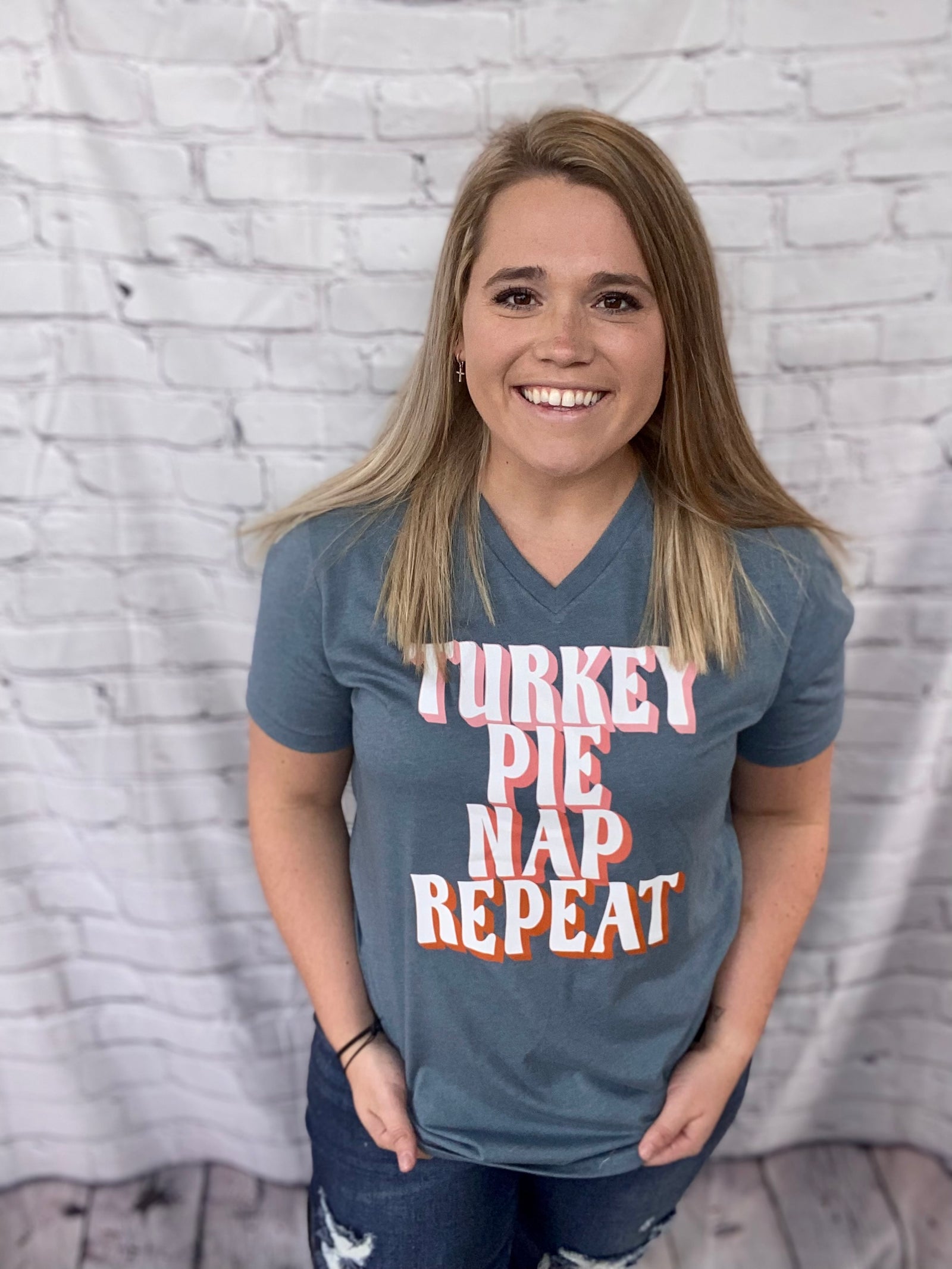 Turkey Pie Nap Repeat Tee