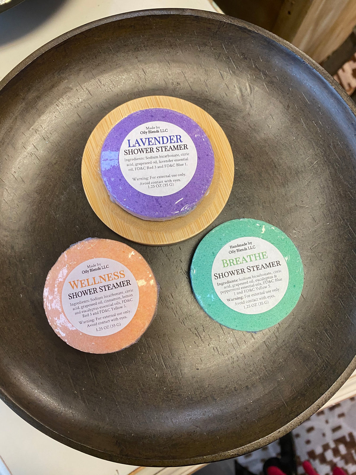 Shower Steamers - All natural essential oils inside