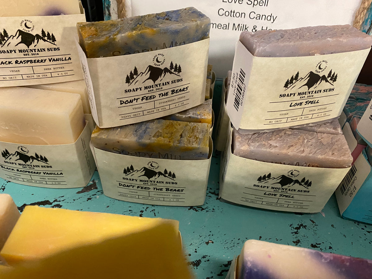 Soapy Mountain Suds Coconut Oil Soaps