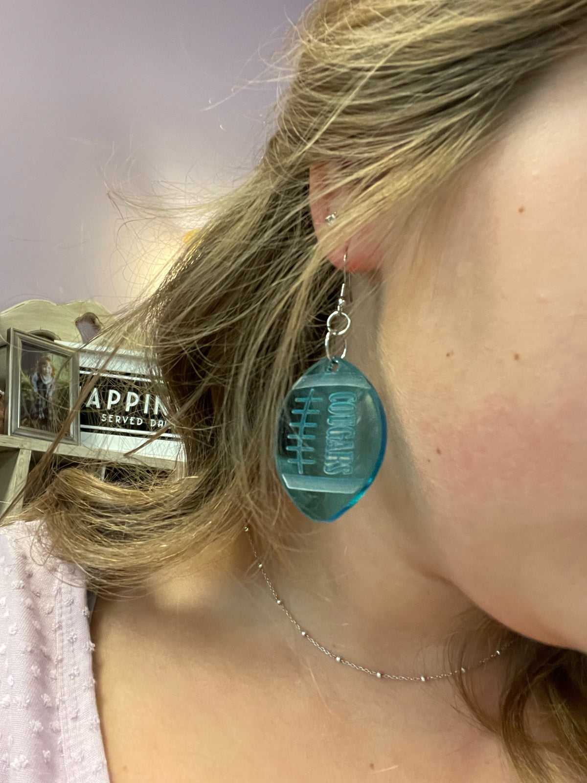 School Football Earrings