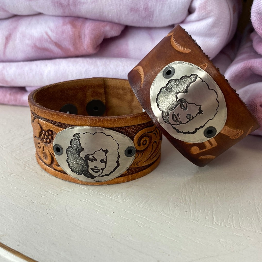 Dolly Handstamped Bracelet