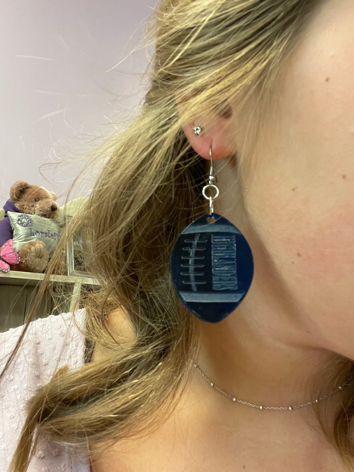 School Football Earrings