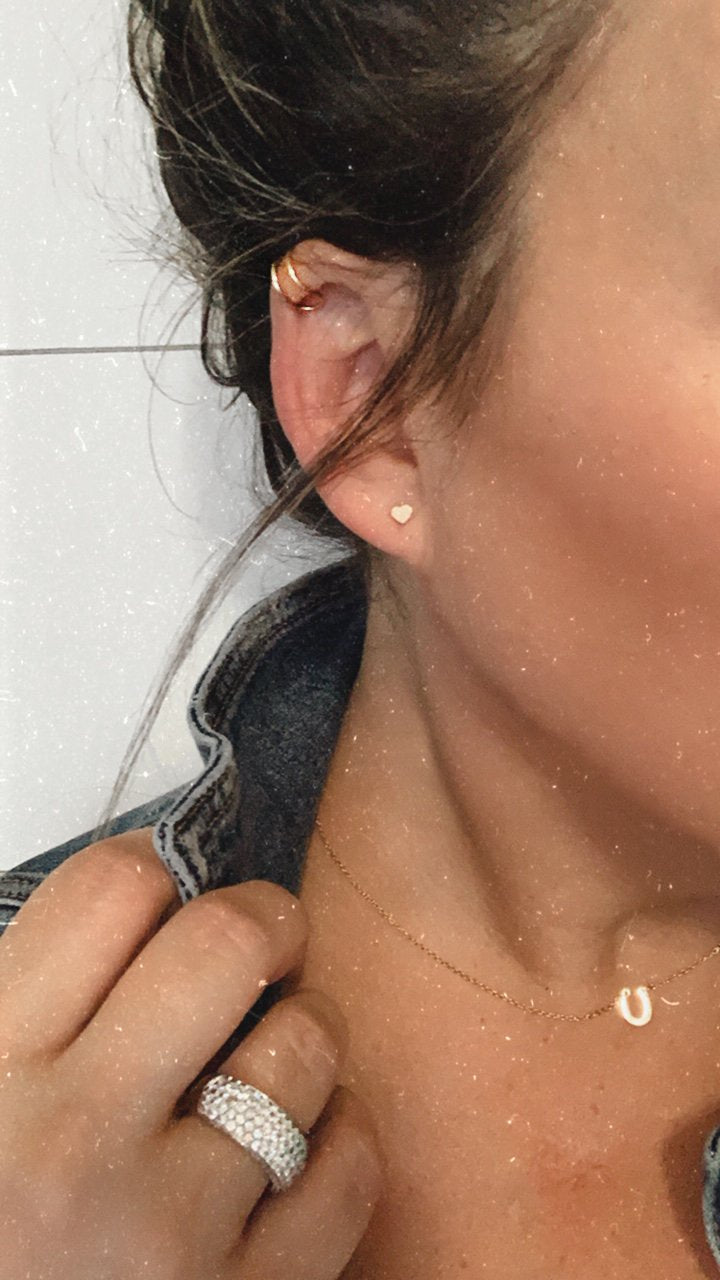 Dainty Heart Earrings